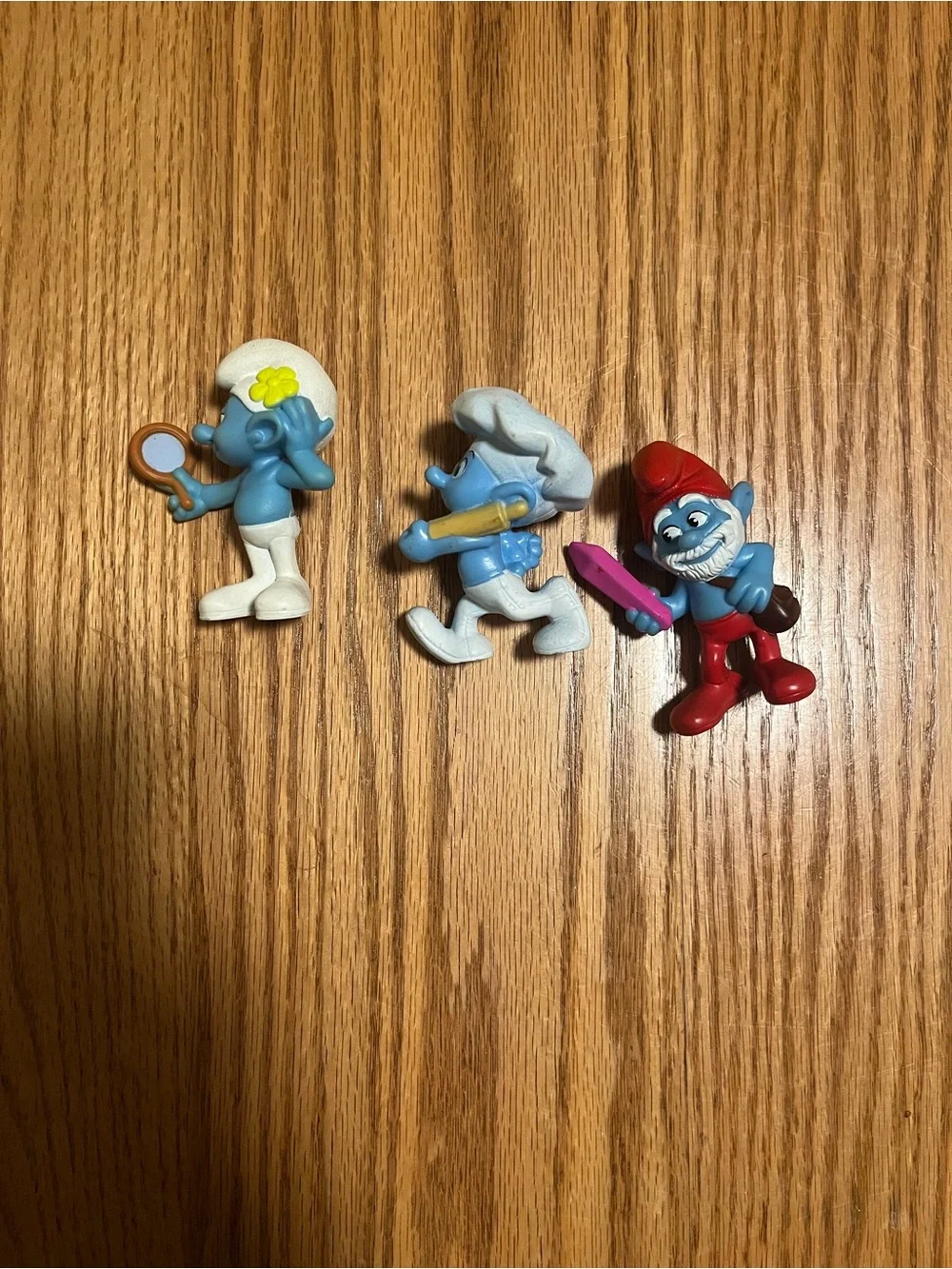2011-13 Peyo McDonald's Happy Meal Toy Smurfs Lot Of 3